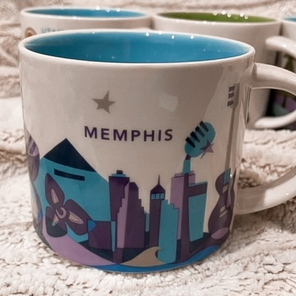 NWOT Memphis Starbucks “You are Here” 14 oz Mug